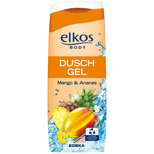 Elkos body dusch gel mango & ananas 0.3L