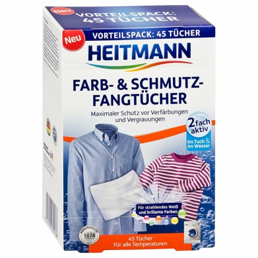 HEITMANN Farb- und Schmutzfangtücher krāsu lupatiņas 45gb.