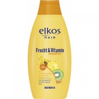 Elkos hair pflege shampoo frucht & vitamin 0.5L