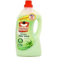 Omino Bianco 52x  Universāls šķidrais pulveris. Aloe Vera 2,6l