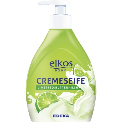 Elkos body creme seife limette&buttermilch 0.5L