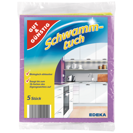 Schwamm-tuch Gumijotas lupatiņas 5gb.