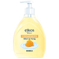 Elkos body cremeseife milch & honig 0.5L