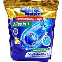 Glanz Meister tabletes trauku mašīnām. Alles in 1 90gb.